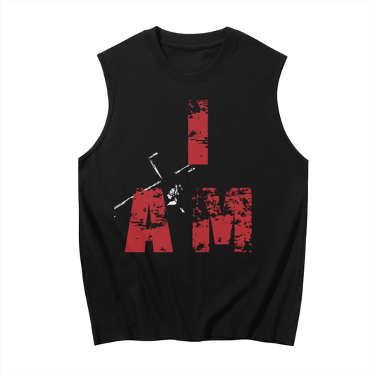 I Am Sleeveless Tank Top - 230 GSM