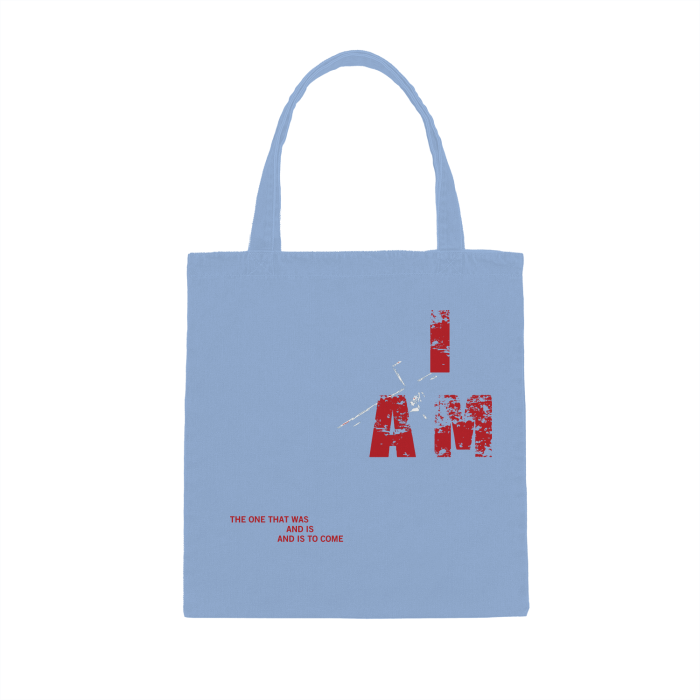 I Am Streetwear Denim Tote Bag